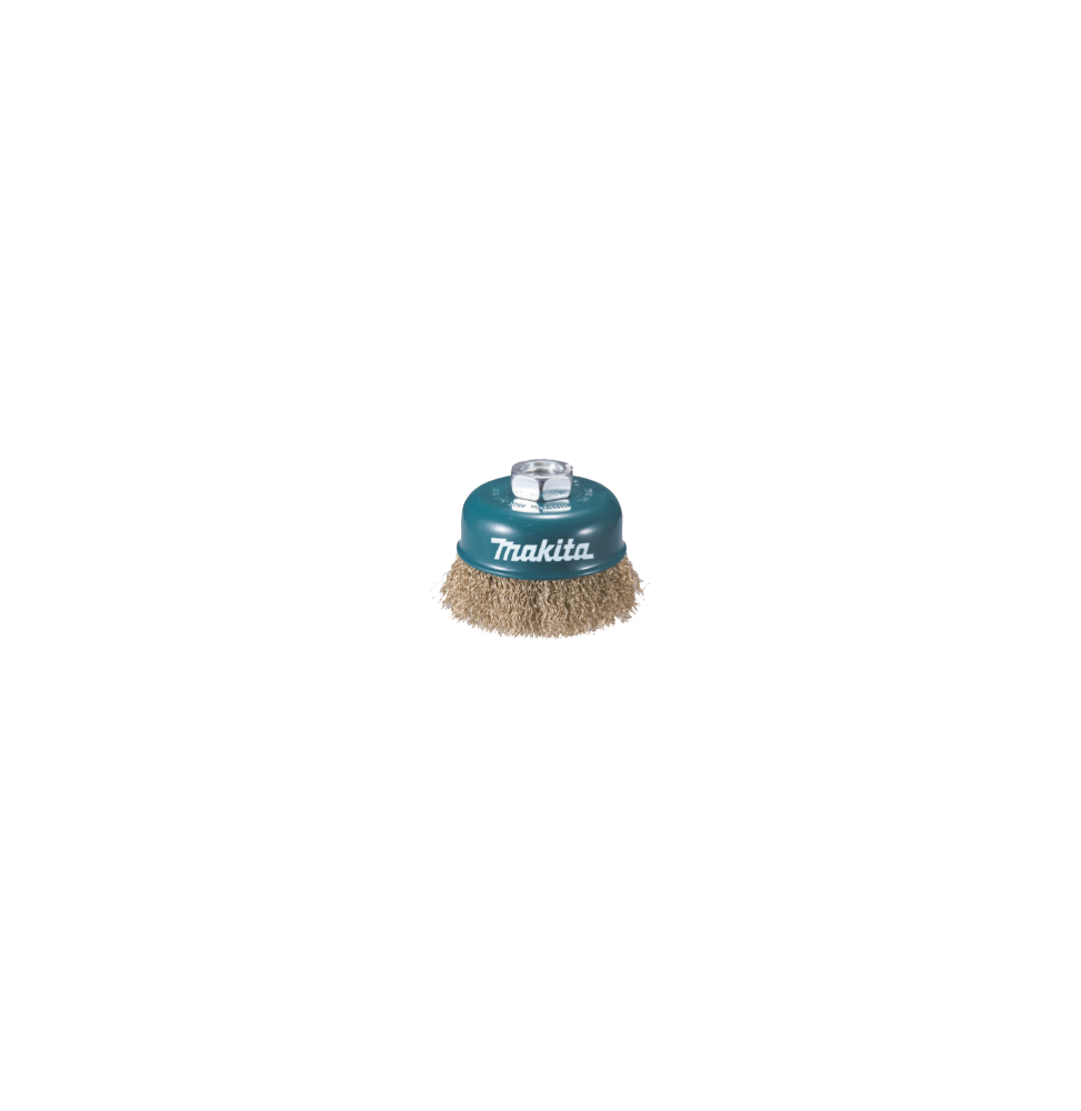 Makita D-39768 ÇANAK FIRÇA  -  DALGALI TELLİ (SARI) 75xM14x2 mm