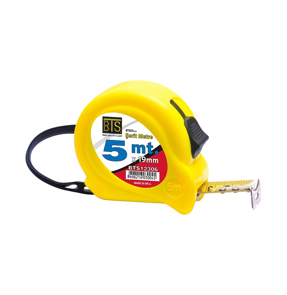 Bts BTS12307 BTSD3 SERİSİ ŞERİT METRE 5mt x 25mm