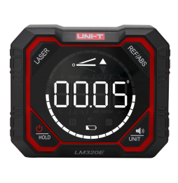 Uni-t LM320E Yüksek Hassasiyetli Açı Ölçer(Lazerli)