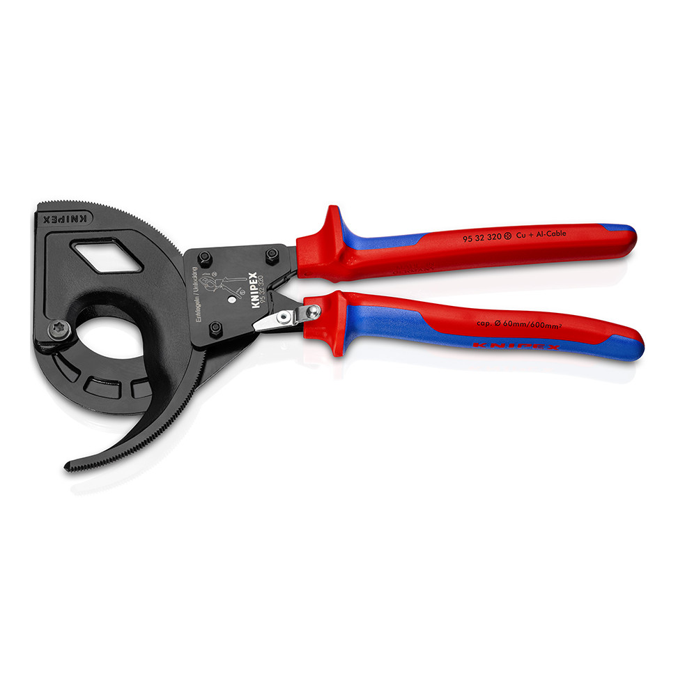 CIRCIR MEKANİZMALI KABLO MAKASI 320 mm Knipex 9532320