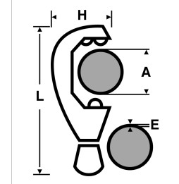 VIRAX 2102 65 DÖKÜM BORU KESİCİ Virax 210265