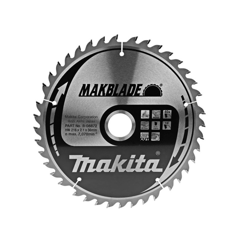 AHŞAP DAİRE TESTERE 216x40 DİŞ Makita B-08872