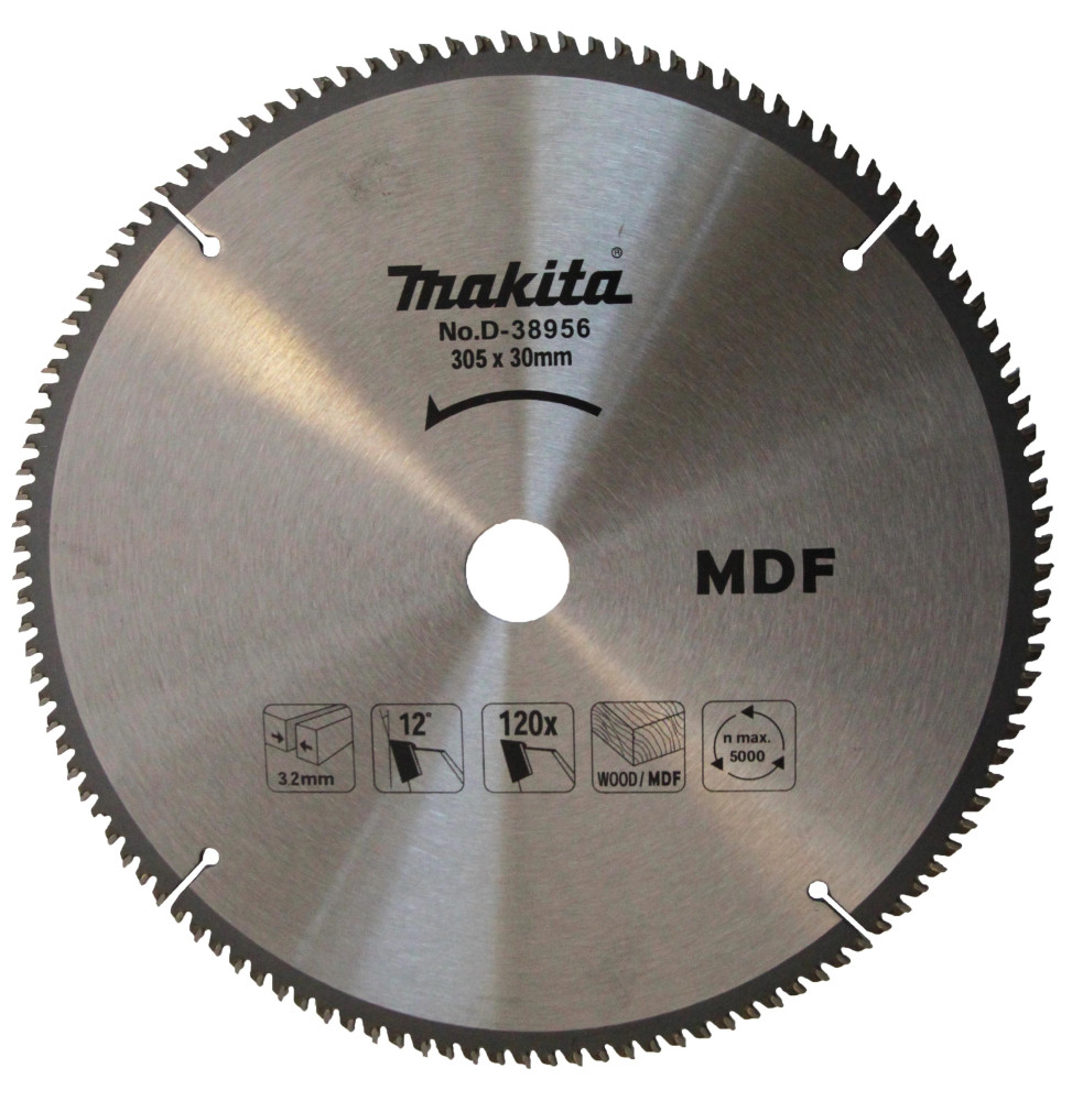 AHŞAP KESİM DAİRE TESTERE 305x120 DİŞ Makita D-38956