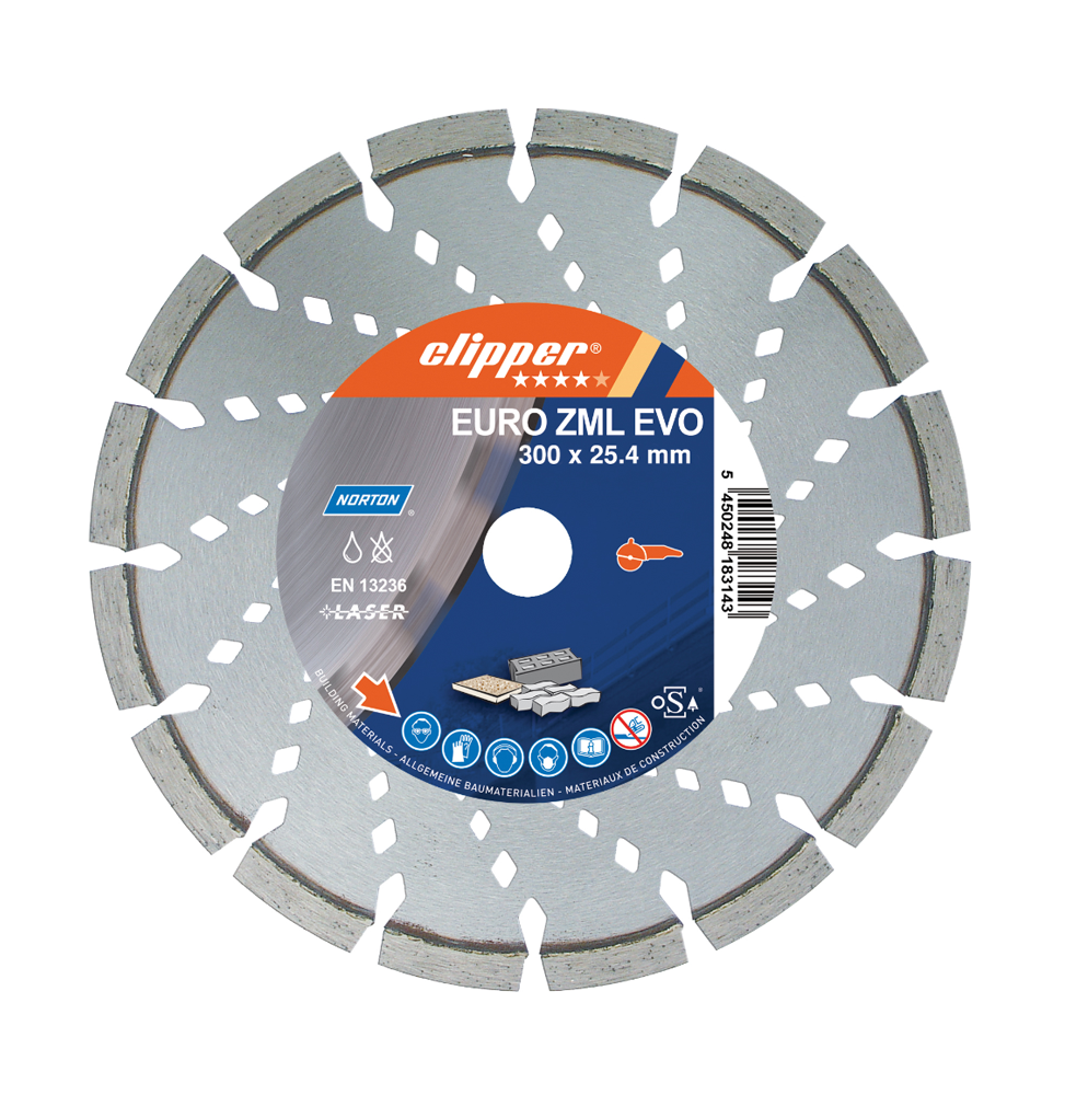 PRO UNIVERSAL LASER - TESTERE 180 mm Clipper 25563