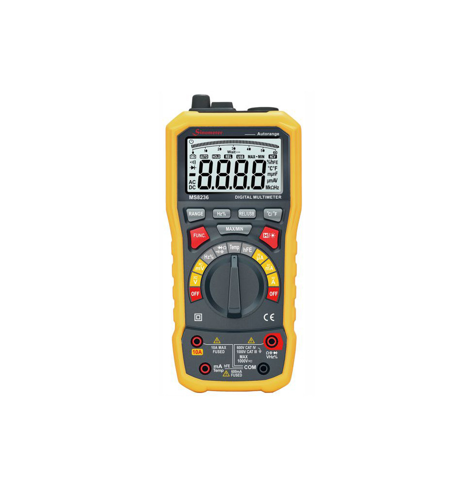 USB BAĞLANTILI TRUE RMS MULTİMETRE  Mastech HS8236