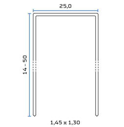 Bea 140/30 140 SERİSİ ZIMBA TELİ 30 mm