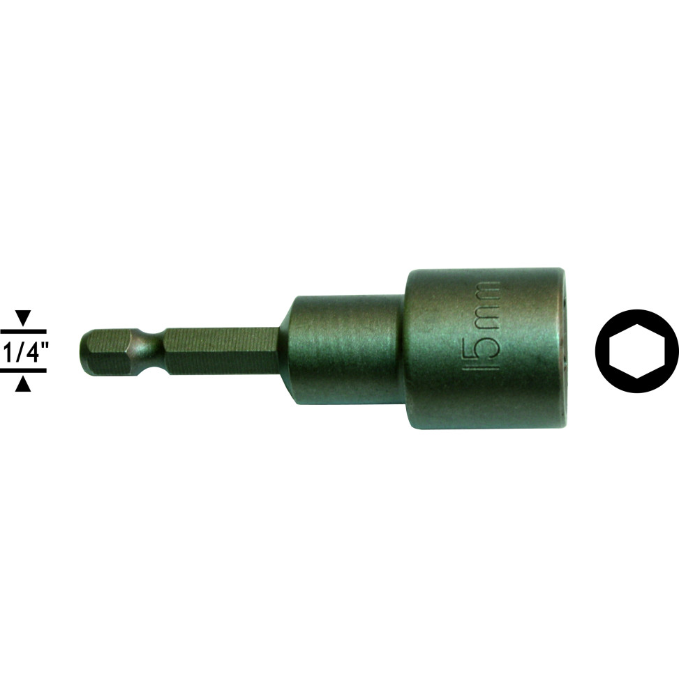 SOMUN ADAPTÖRÜ 1/4"x65x6 mm Proscr SCR03011