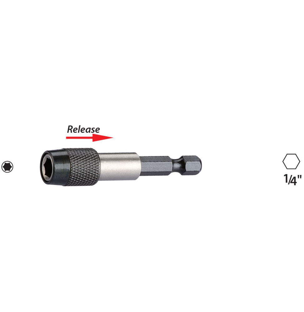 HIZLI BİTS UÇ 1/4"x60mm Proscr SCR16305