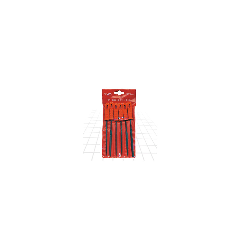 6 LI SAATÇİ EĞE SETİ 140x3 mm Blu-Mol VI29309