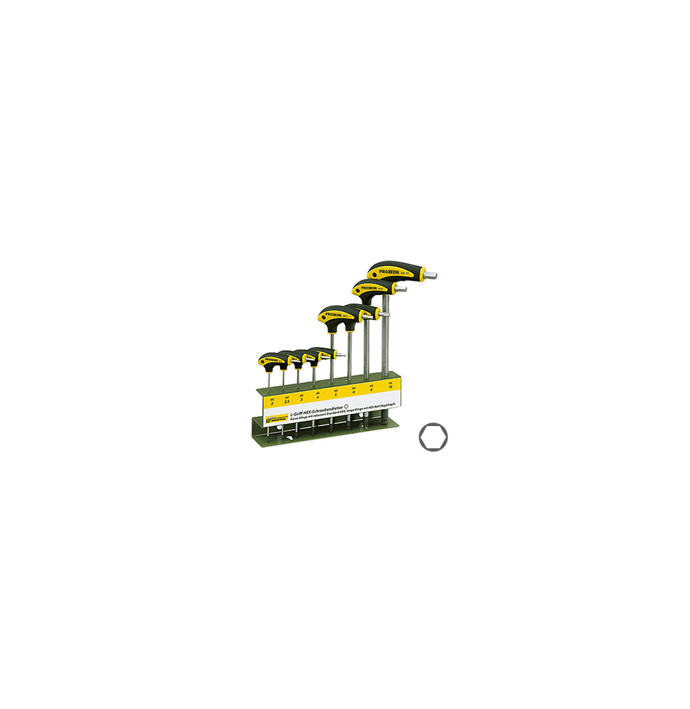 Proxxon Endüstriyel 22650 22 650 PROXXON T SAPLI ALLEN ANAHTAR SETI