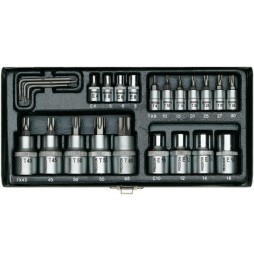 Proxxon Endüstriyel 23102 24 PARÇALI TORX LOKMA TAKIMI