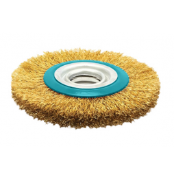 Eurostar DE250175 DAİRE TEL FIRÇA SARI 175mm
