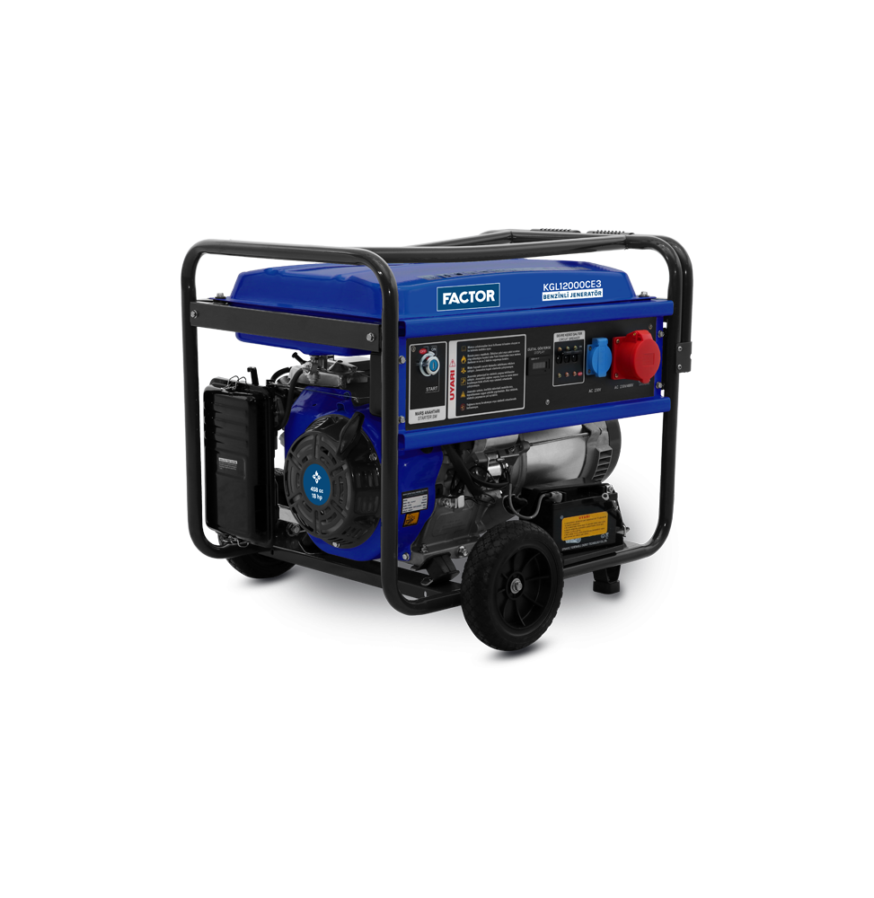Factor KGL12000CE3 BEZİNLİ JENERATÖR 12 KVA TRİFAZE