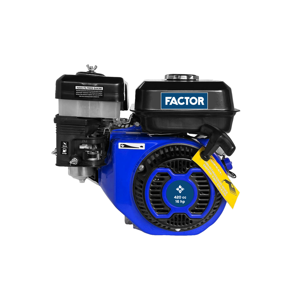 Factor MG420E 16 HP BENZİNLİ MOTOR iPLİ & MARŞLI KAMALI