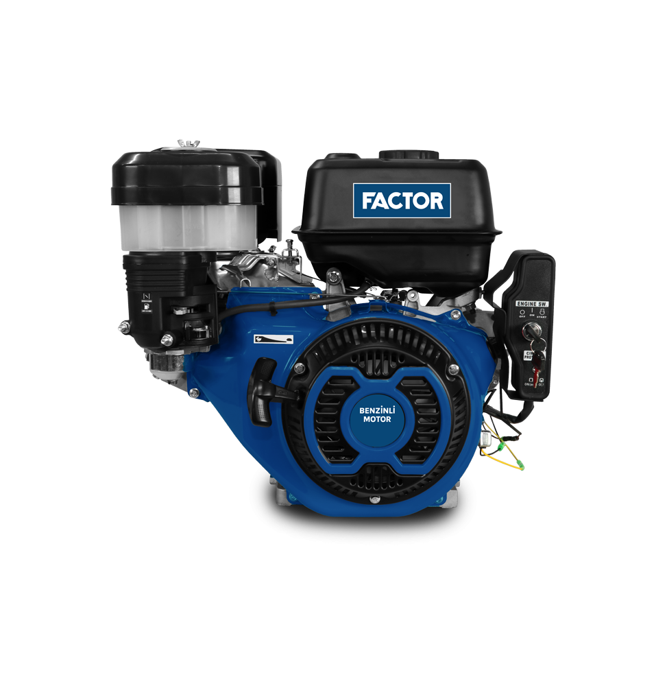 Factor MG460E 18 HP BENZİNLİ MOTOR iPLİ & MARŞLI KAMALI
