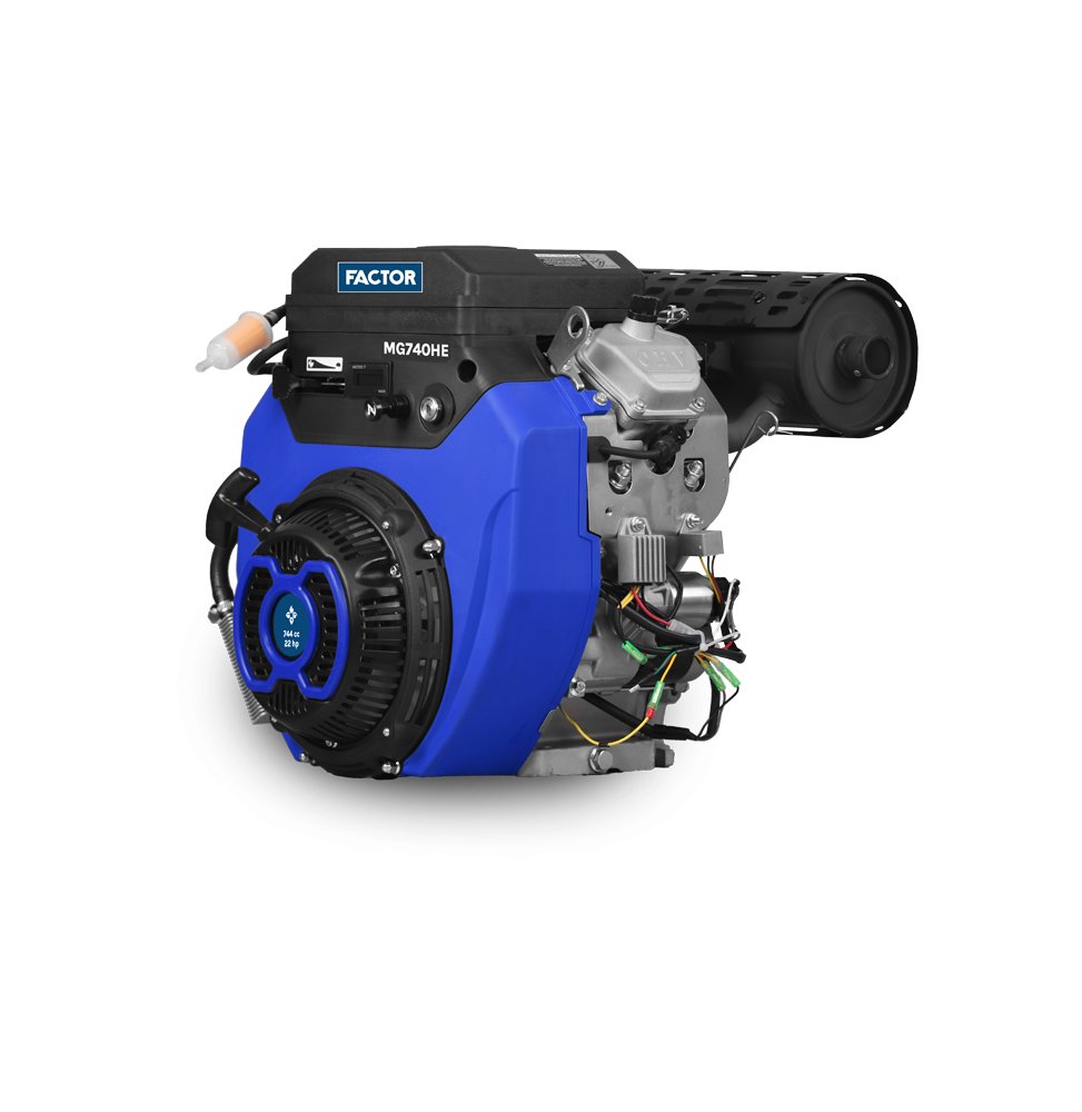 Factor MG740HE 22 HP BENZİNLİ MOTOR  iPLİ - MARŞLI KAMALI