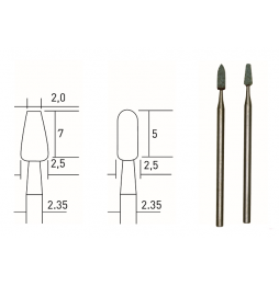 Proxxon 28270 TAŞLAMA UCU 2 Lİ