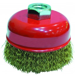 Partner PT02029 SARI DALGALI TELLİ M14 VİDALI ÇANAK FIRÇA 75 mm