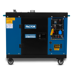 Factor KDK11500SC 11 KVA DİZEL KABİNLİ JENERATÖR 230V