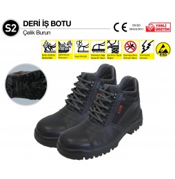 414 TB41214 S2 DERİ iŞ BOTU NO:40