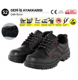 414 TB41200 S2 DERİ iŞ AYAKKABISI NO:39