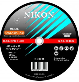 Nikon N38013 METAL FLEX TAŞLAMA TAŞI 230x6.0x22 mm