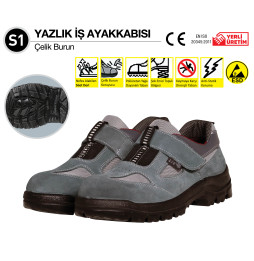 414 TB41229 S1 YAZLIK iŞ AYAKKABISI NO:44