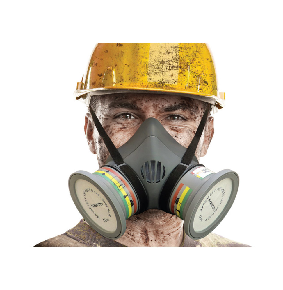 Max Safety YYM-SET2 YARIM YÜZ MASKESİ SETİ YYM - 100+YYF - 110+YYF - 120