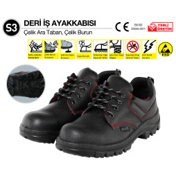 414 TB41147 S3 DERİ iŞ AYAKKABISI NO:43